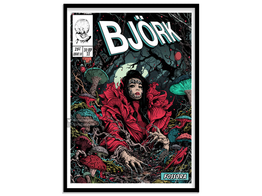 Björk Print - Fossora Comic Cover Art