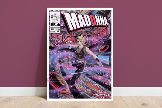 Madonna Album Collection - 14 Comic Cover Art Prints