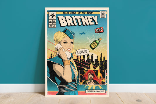Britney Spears Singles Collection - 15 Comic Cover Art Prints