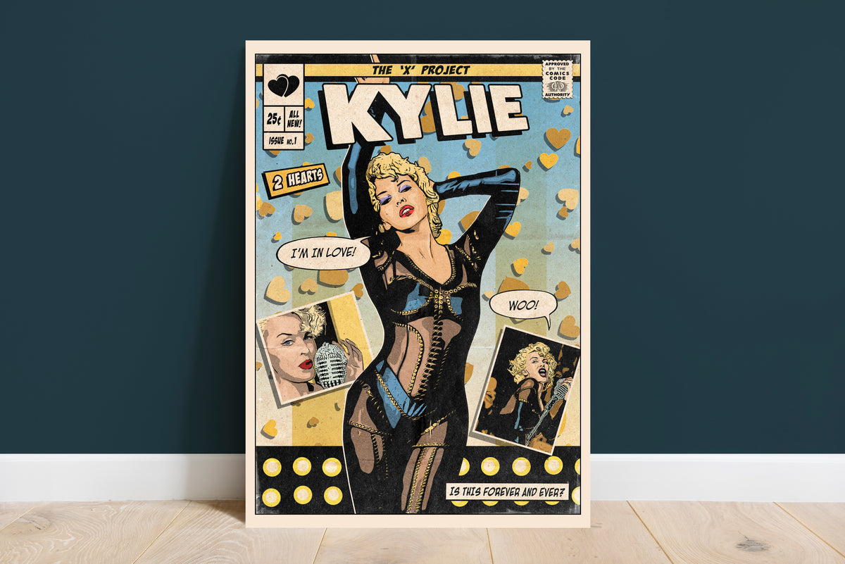 Kylie Minogue Singles Collection - 21 Comic Cover Art Prints