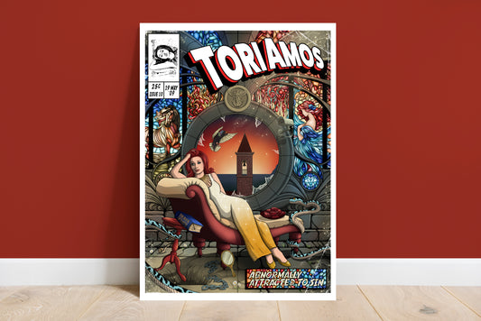 Tori Amos Print - Abnormally Attracted To Sin Comic Cover Art
