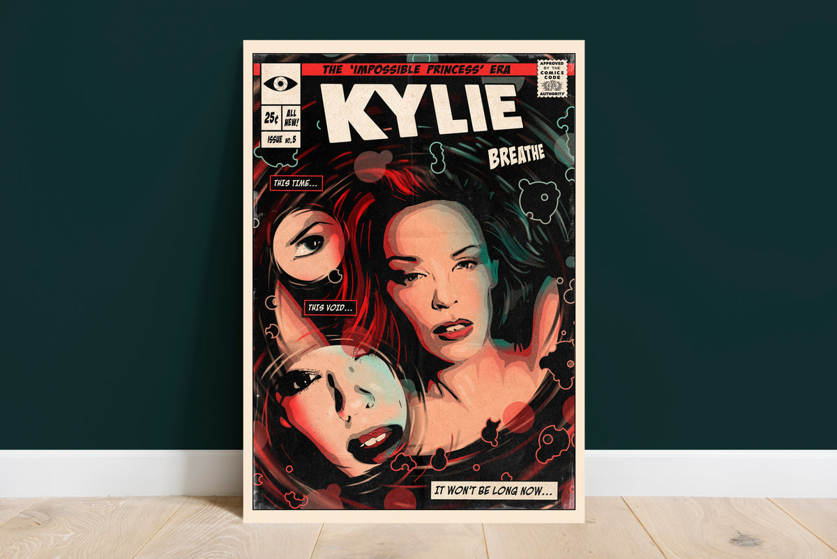 Kylie Minogue Singles Collection - 21 Comic Cover Art Prints