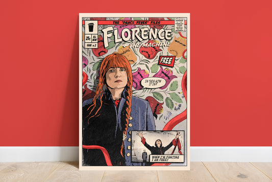 Florence + The Machine Print - Free Comic Cover Art
