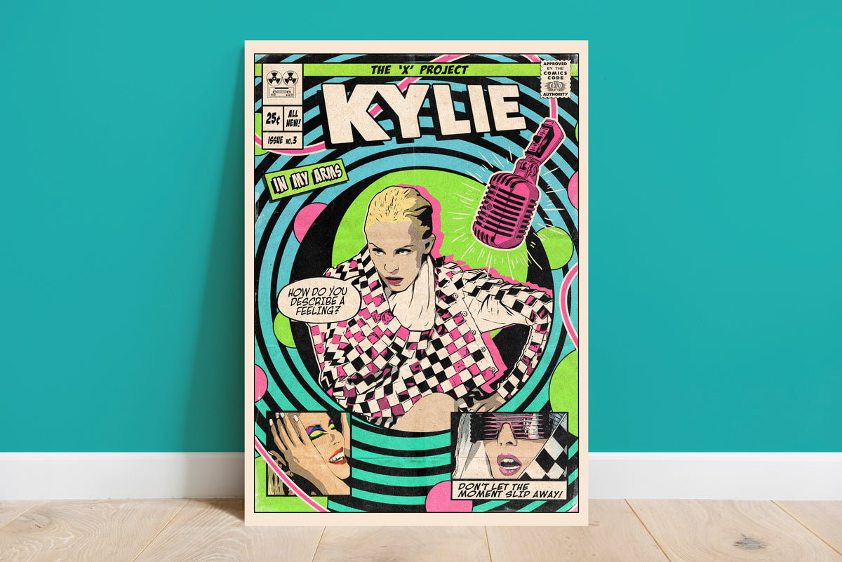 Kylie Minogue Singles Collection - 21 Comic Cover Art Prints