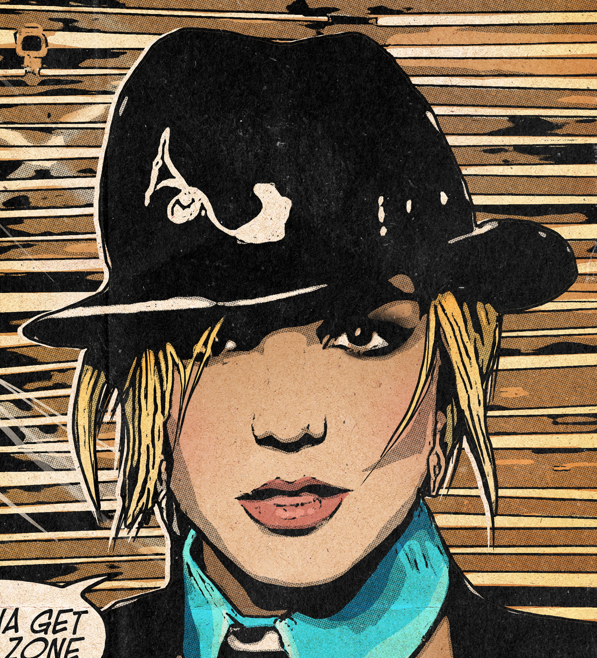 Britney Spears Print - Me Against The Music Comic Cover Art