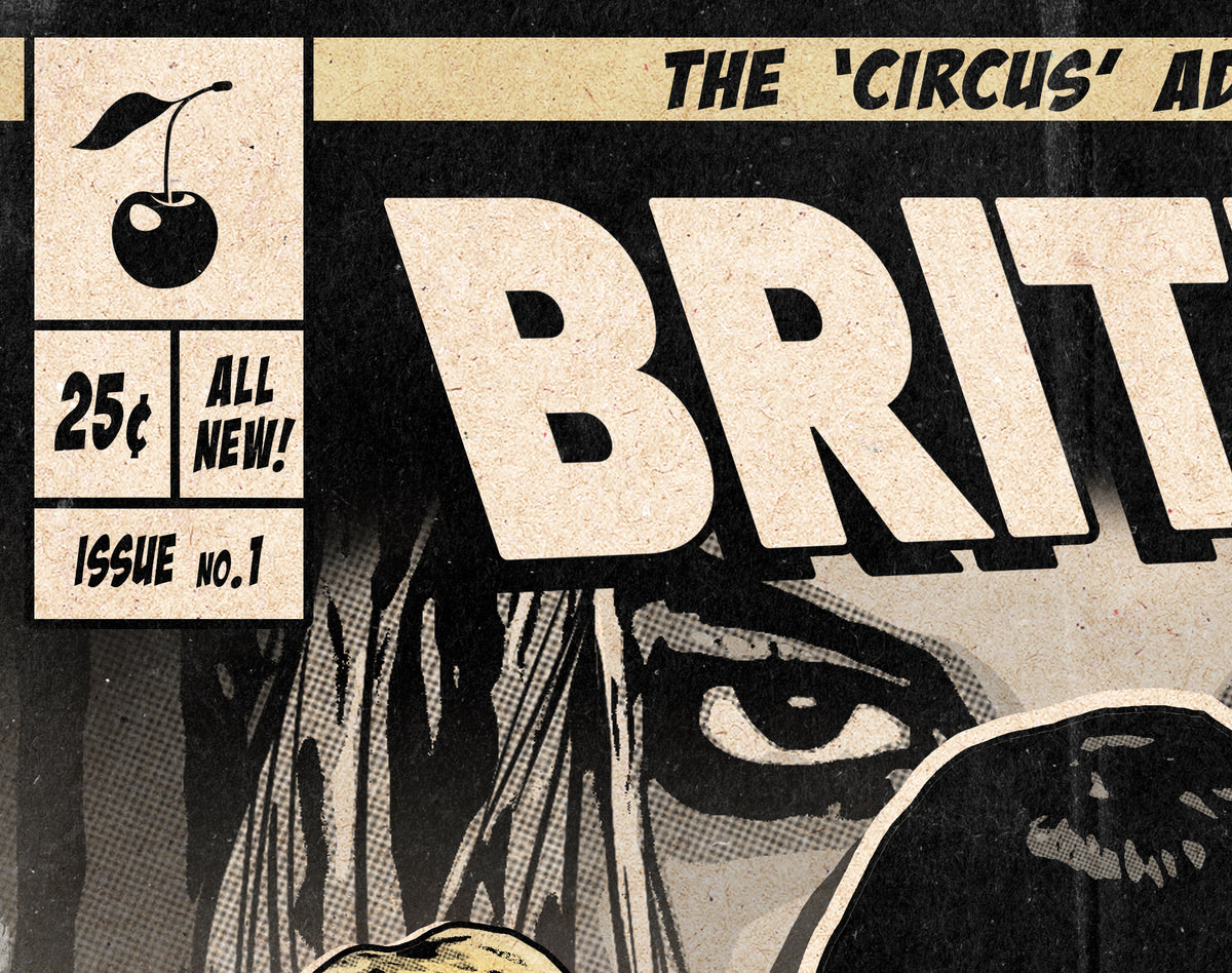 Britney Spears Print - Womanizer Comic Cover Art