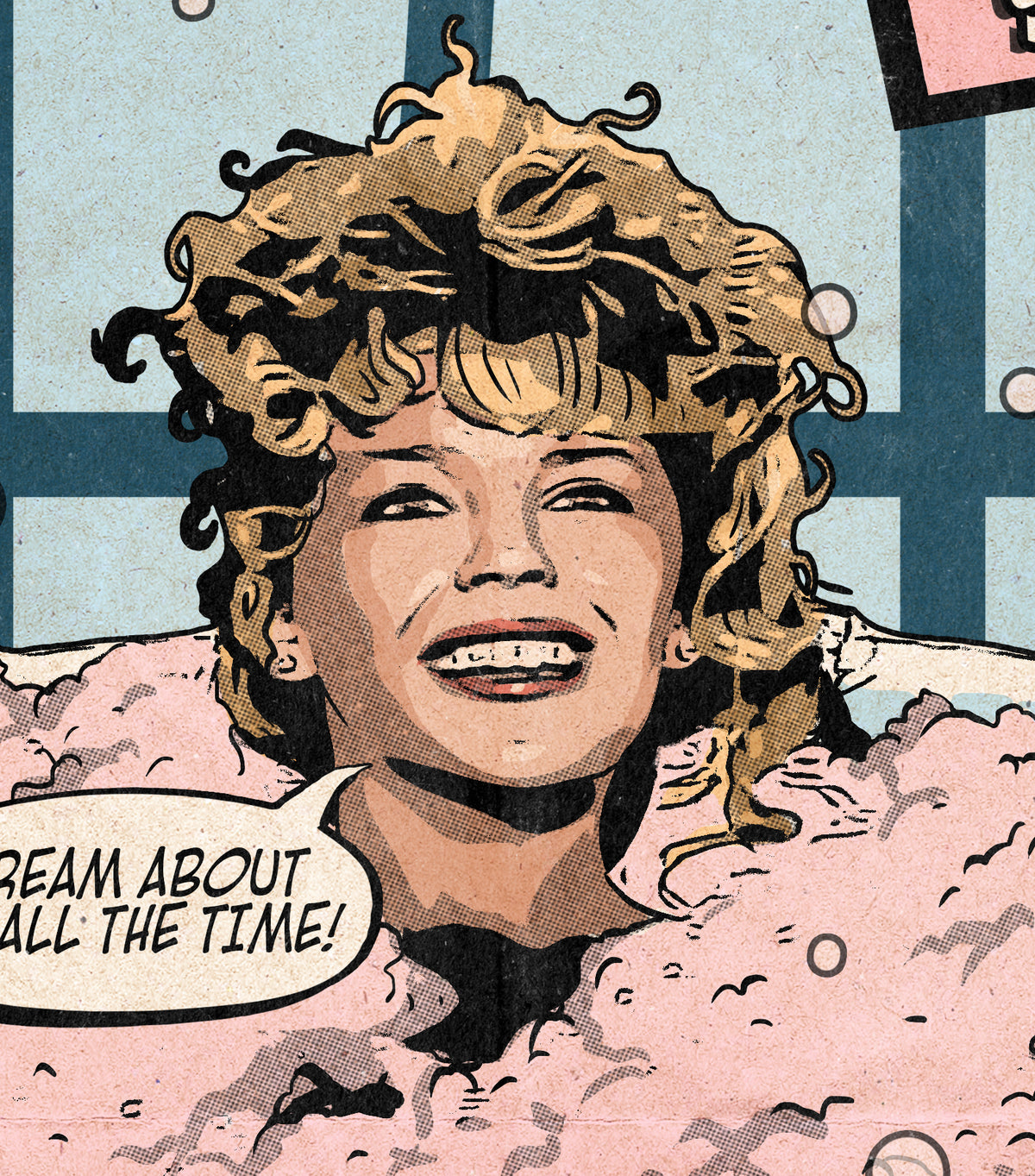 Kylie Minogue Print - I Should Be So Lucky Comic Cover Art