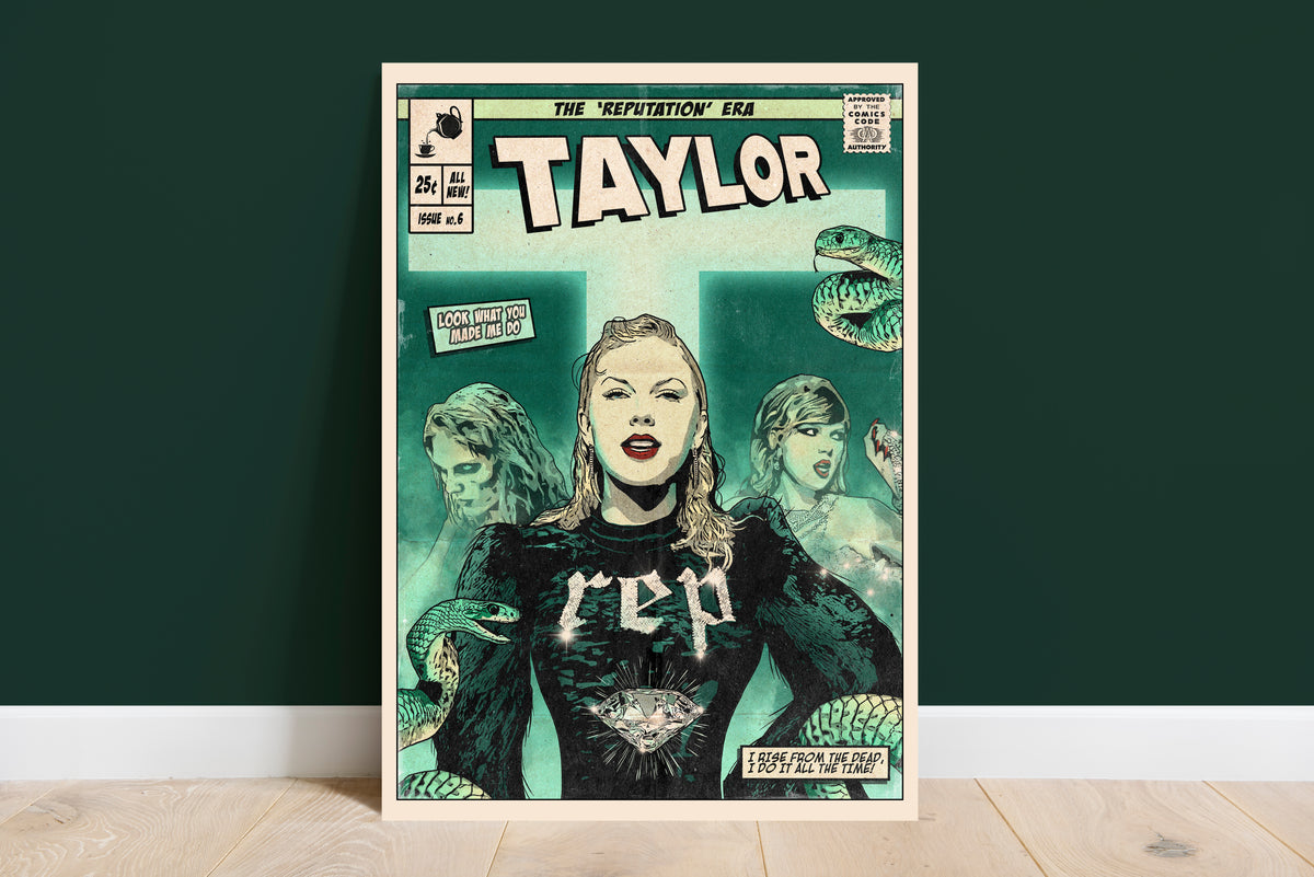 Taylor Swift Singles Collection - 10 Comic Cover Art Prints