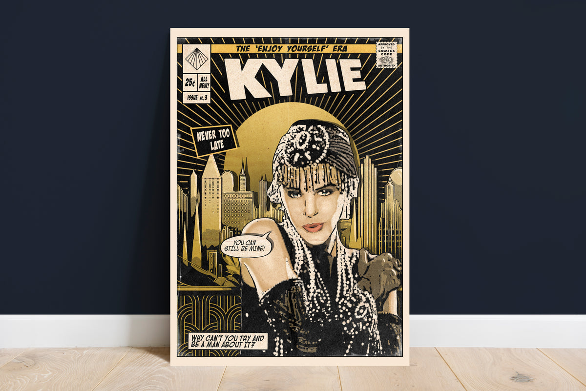 Kylie Minogue Singles Collection - 21 Comic Cover Art Prints