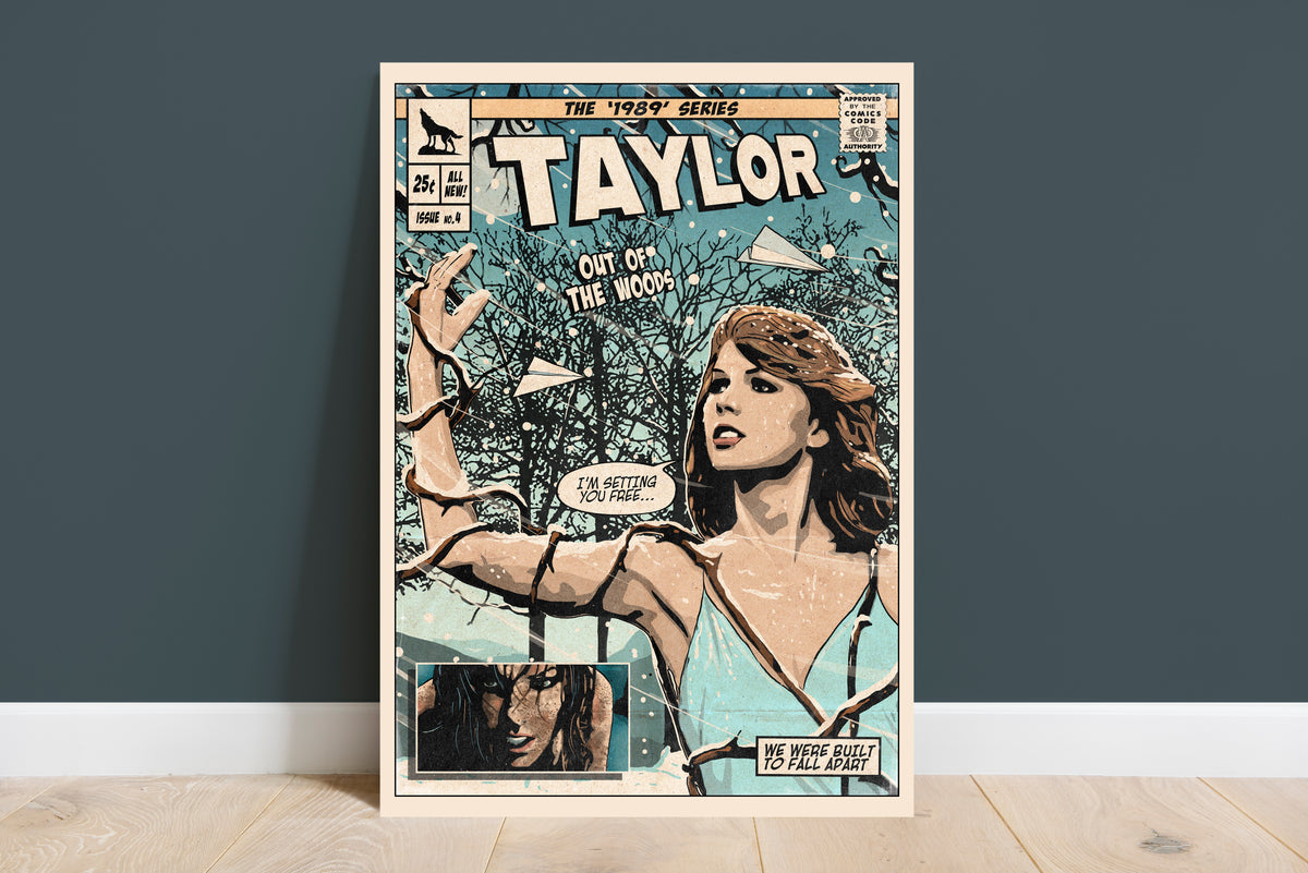 Taylor Swift Singles Collection - 10 Comic Cover Art Prints