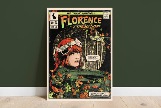 Florence + The Machine Print - Rabbit Heart Comic Cover Art