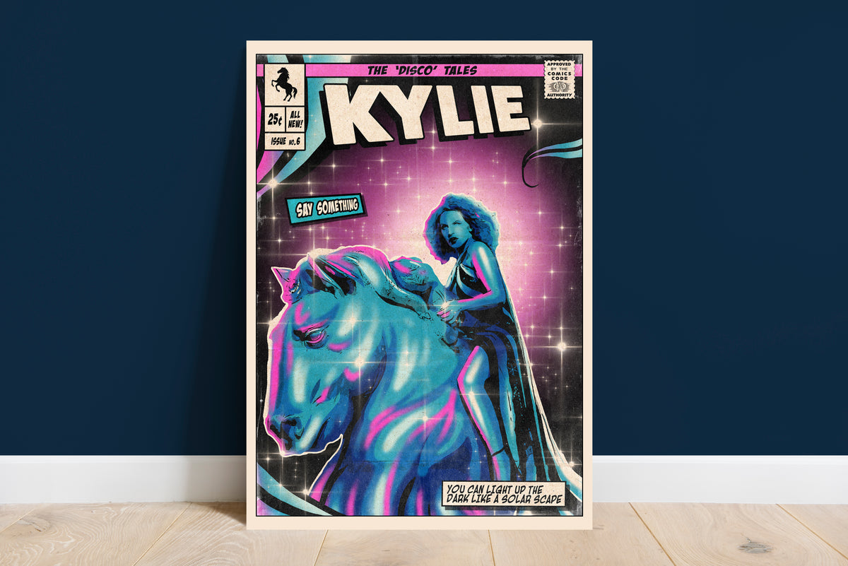 Kylie Minogue Singles Collection - 21 Comic Cover Art Prints