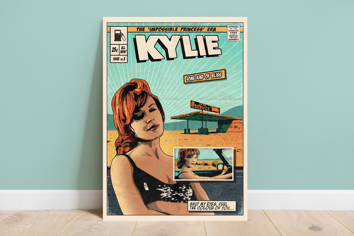 Kylie Minogue Singles Collection - 21 Comic Cover Art Prints