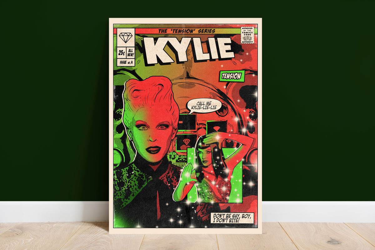 Kylie Minogue Singles Collection - 21 Comic Cover Art Prints