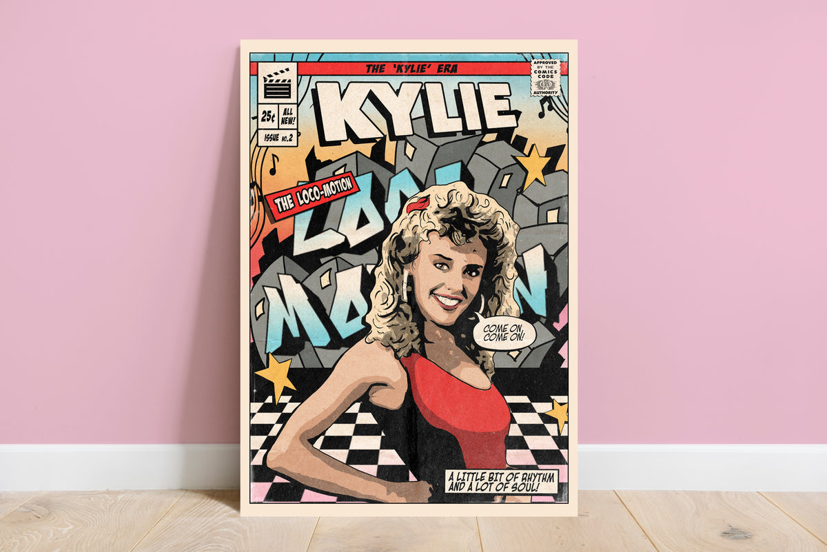 Kylie Minogue Singles Collection - 21 Comic Cover Art Prints