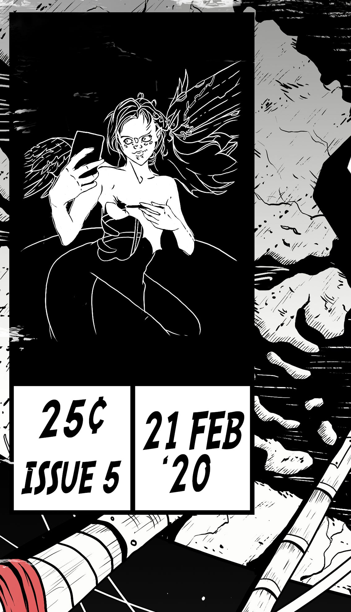 Grimes Print - Miss Anthropocene Comic Cover Art